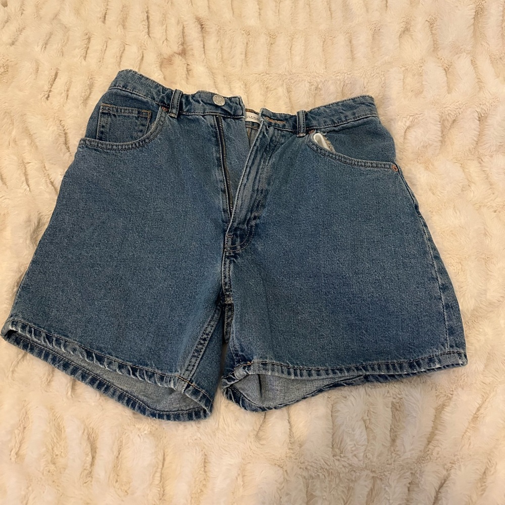 Zara Denim Mom Shorts